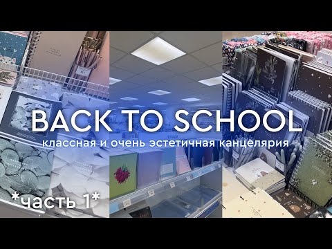 Видео: BACK TO SCHOOL 📚🛍️ | эстетичная канцелярия, бэк ту скул 2024, часть 1 💞