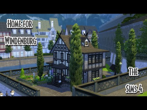 Видео: Дом в Винденбурге 🏡│House in Windenburg│Строительство в Симс 4👷‍♀️[SpeedBuild] [NO CC] [The Sims 4]🎮