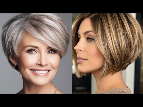 Видео: Последние 50 изображений коротких и длинных стрижек боб-пикси для женщин