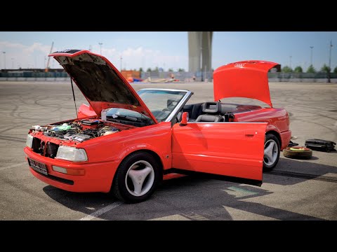 Видео: Легендарная AUDI CABRIOLET — Яркая жизнь, Яркий финал !