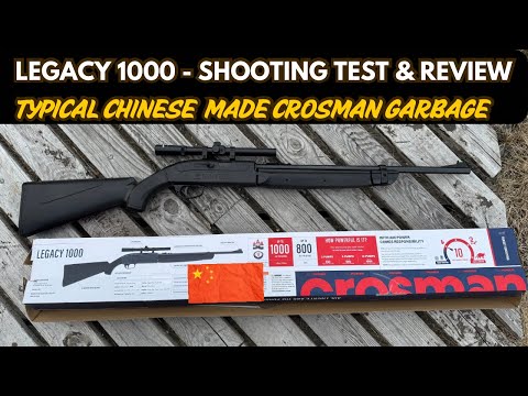 Видео: Crosman Legacy 1000 — завышенные обещания и невыполненные обещания