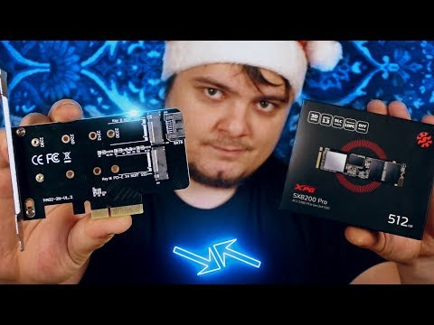 Видео: M2 SSD в каждый комп / Переходник PCI Express - M2 и M.Sata