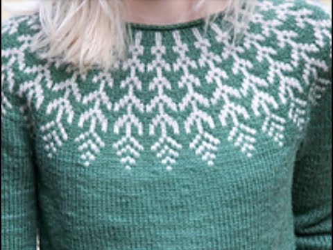 Видео: Круглая кокетка спицами. Лопапейса. Часть 1. Общий обзор. Расчеты.