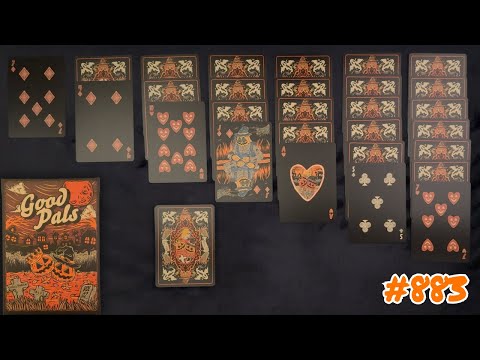 Видео: Хэллоуинская колода «Хорошие друзья» ~ ASMR-пасьянс №883