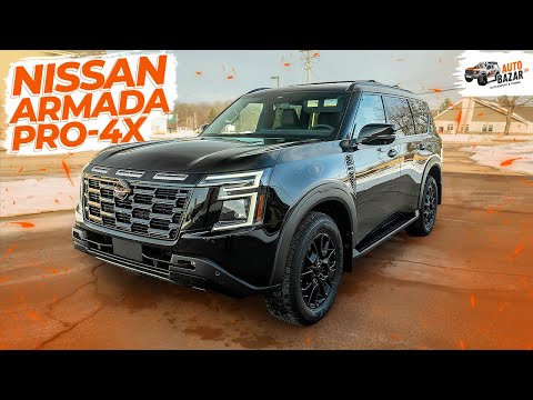 Видео: Большой люксовый внедорожник! Обзор 2025 Nissan Armada PRO-4X: новая off-road комплектация
