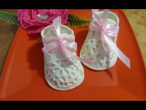 Видео: Пинетки из мастики, сахарной пасты. МК.