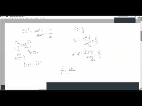 Видео: градус және радиан