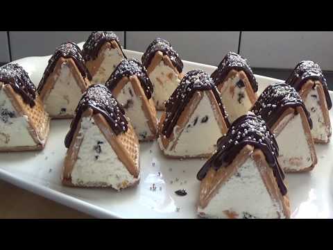 Видео: Вкусные творожные домики.   Delicious curd houses.