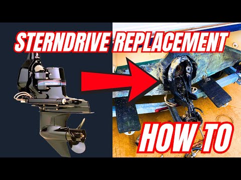 Видео: КАК ЗАМЕНИТЬ КОРМОВОЙ ПРИВОД Mercruiser | Alpha One Gen Two с обслуживанием сильфона и подшипника...