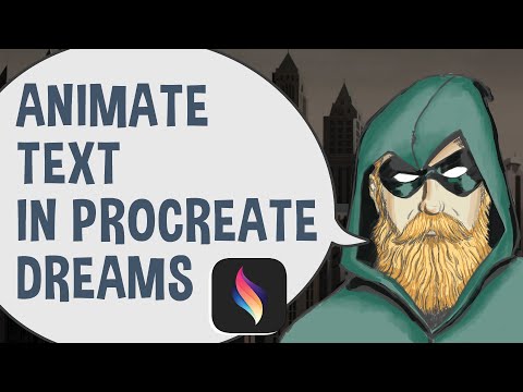 Видео: Руководство для начинающих по созданию текста в Procreate Dreams (урок по созданию анимации текст...
