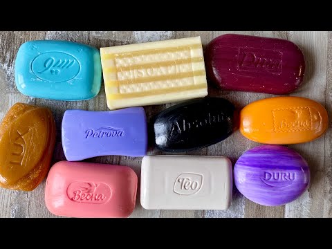 Видео: ASMR Soap cutting | Soap Carving|Резка мыла  | ASMR