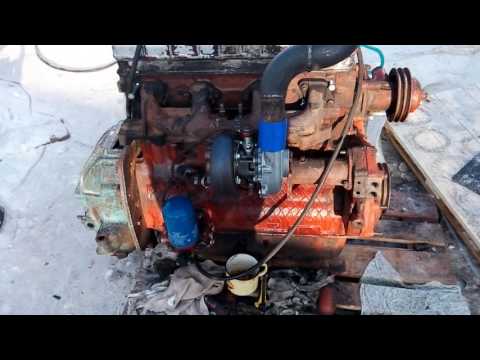 Видео: Двигатель СМД22 на ЗИЛ 45065(часть3)