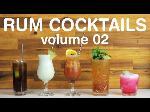Видео: ЛУЧШИЕ КОКТЕЙЛИ С РОМОМ - том 02