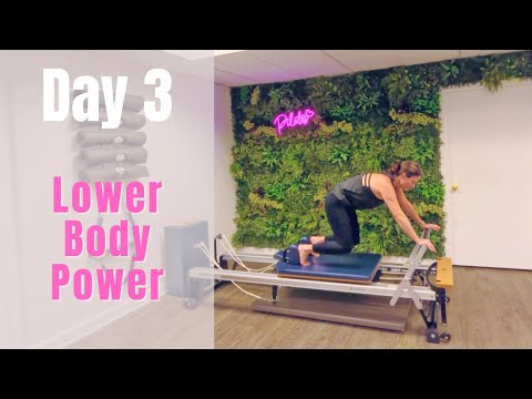 Видео: День 3 | Пилатес с силовым реформером для нижней части тела | 7-дневный курс реформера