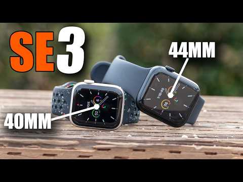 Видео: Apple Watch SE 3 – 40 мм против 44 мм: какой размер лучше купить!