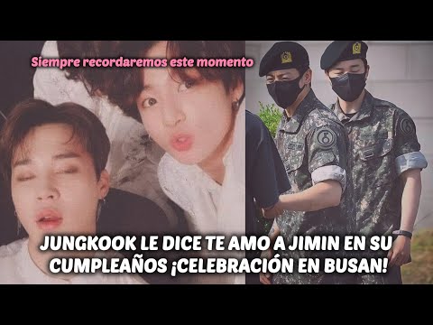 Видео: Чонгук говорит: «Я люблю тебя, Чимин», в его день рождения, признание в любви, которое мы запомним.
