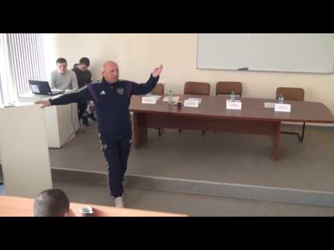 Видео: Лексаков. Республиканский семинар тренеров юношеских команд по футболу. Часть II.