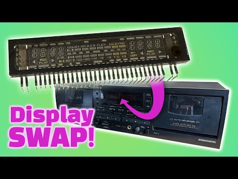 Видео: Pioneer CT-W604RS - замена дисплея