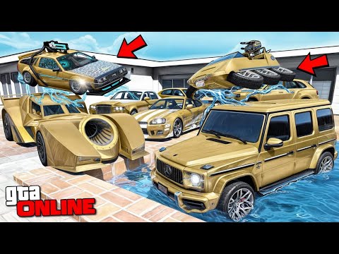 Видео: УГНАЛ ЗОЛОТЫЕ ЧИТ ТАЧКИ И ОГРОМНЫЙ МОНСТР ТРАК У МАЖОРА ЗА 180 СЕК! БИТВА ВОРОВ В ГТА 5 ОНЛАЙН!