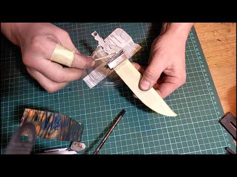 Видео: Заказной нож и не много процесса! Сталь м 398.