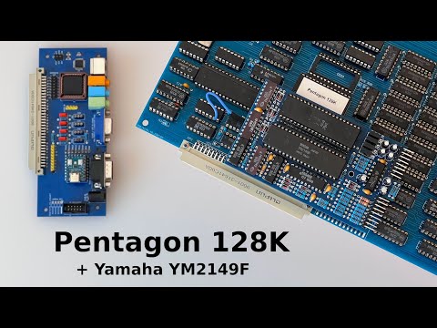 Видео: Сборка Pentagon 128K с музыкальным сопроцессором Yamaha YM2149F, клон Sinclair ZX Spectrum