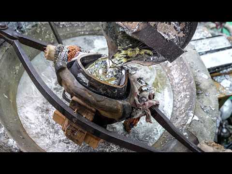 Видео: 93-летний супердедушка, отлитый в традиционной технике в центре Токио