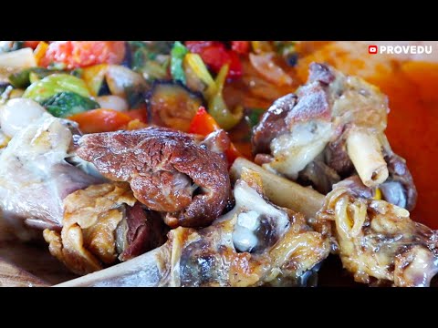 Видео: Как готовят баранину с овощами в ташкентской чайхане. Узбекистан.   Проведу. Ровшан Ходжиев.