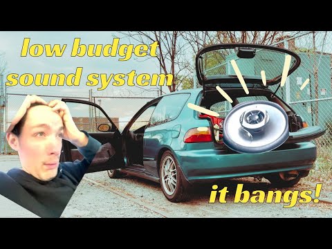 Видео: Бюджетная звуковая система BANGS в EG Civic