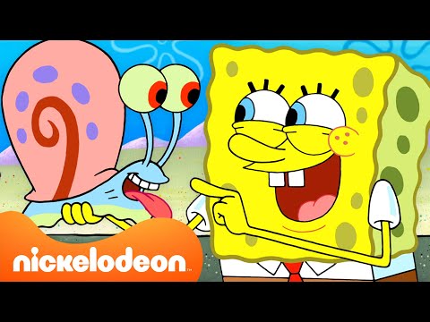 Видео: 45 МИНУТ со Спанч Бобом и Гэри 🧽🐌 | Nickelodeon Cyrillic