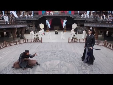 Видео: (Фильм о боевых искусствах кунг-фу) Красивый мужчина, владеющий несравненным кунг-фу, бросает вызов