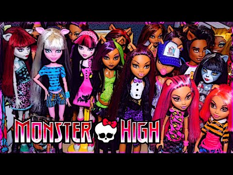 Видео: Моя коллекция Monster high: Оборотни и вампиры