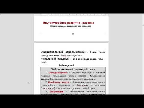 Видео: Гистология. Введение в цитологию, эмбриологию и общую гистологию