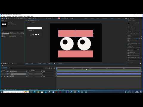 Видео: Работа с масками в  Adobe After Effects:   моргание глаз