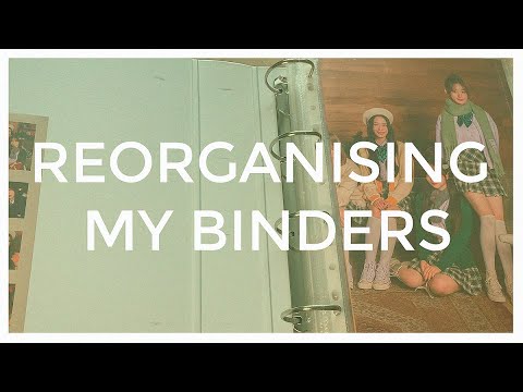 Видео: reorganising my binders • реорганизация биндера • billlie and stray kids