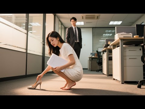 Видео: Босая девушка врезается в CEO, доставляя документы — он влюбляется с первого взгляда!