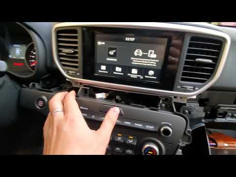 Видео: Снятие и установка магнитолы/мультимедиа ШГУ KIA SPORTAGE 2019