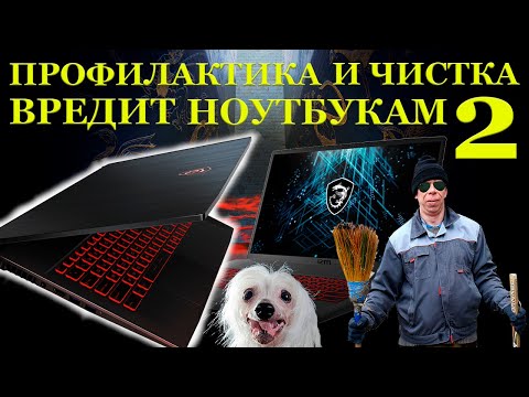 Видео: Чистка и профилактика ВРЕДНА для игровых ноутбуков. Часть2 MSI GF75 Thin 10US-047XRU