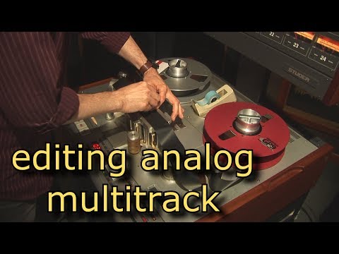 Видео: Монтаж аналоговой ленты Multitrack