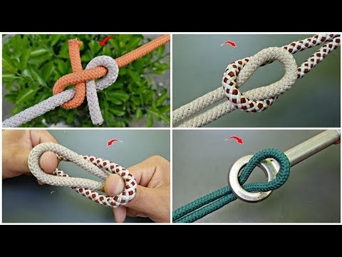 Видео: Как завязать самый крепкий узел за 1 минуту!