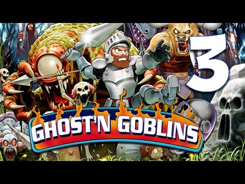Видео: Ghosts'n Goblins Прохождение - Серия №3: "Пещера, огненный мост и драконы"