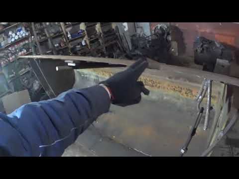 Видео: Восстановление Амкадора часть 21. Варим лезвие на ковш. (Серия 116).