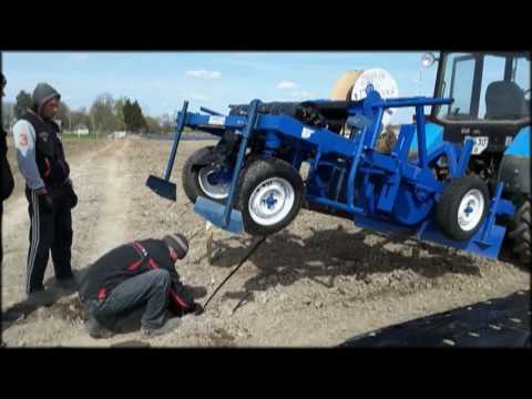 Видео: Плівкопротяжний грядоутворювач "Брацлав-1"
