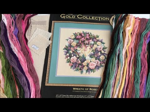 Видео: 117 Подбор материалов к Венку из роз. Wreath of Roses Dimensions
