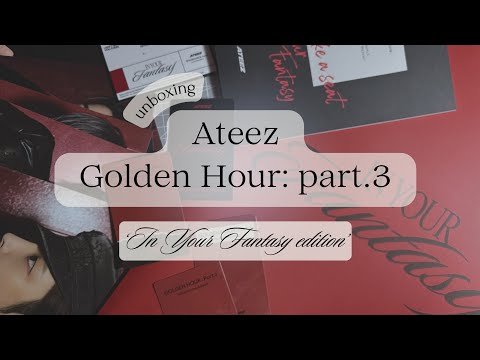 Видео: ⭑｡𖦹°‧ ateez - golden hour pt.3 ‘in your fantasy edition’ распаковка! | limited ver.