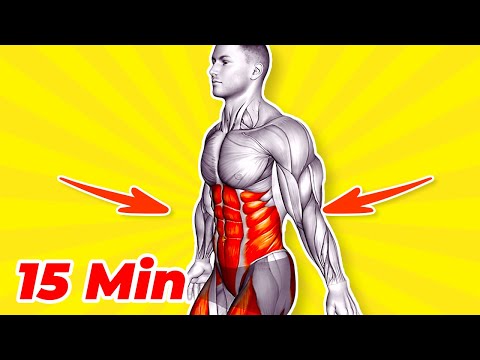 Видео: ➜ Укрепите живот всего за 15 минут ➜ Упражнения стоя для 50+!