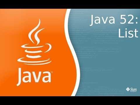Видео: Урок по Java 52: Списки - List