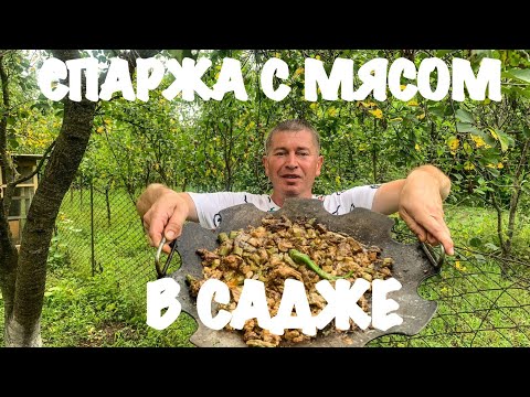 Видео: СПАРЖА С МЯСОМ В САДЖЕ #мясо #готовим #блюдо #cooking #reels #food #asmr