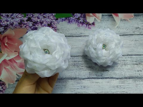 Видео: ВОЗДУШНЫЕ БЕЛЫЕ БАНТЫ НА 1 СЕНТЯБРЯ ИЗ ЛЕНТЫ ОРГАНЗЫ 4 СМ! КАНЗАШИ / МАСТЕР КЛАСС / DIY