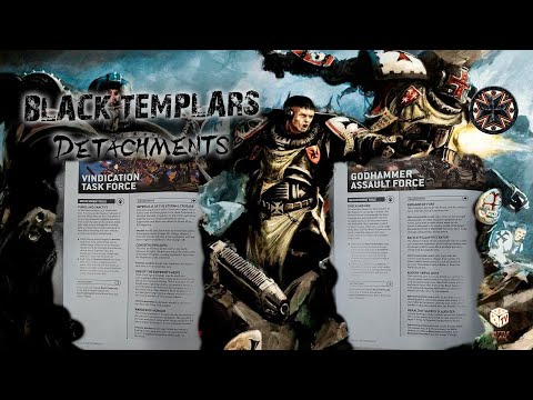 Видео: Вархаммер 40000 - Black Templars - КОДЕКС - детачменты- часть 2
