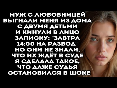 Видео: Любовница мужа заняла мой дом, но она не ожидала, что я приду с этим…
